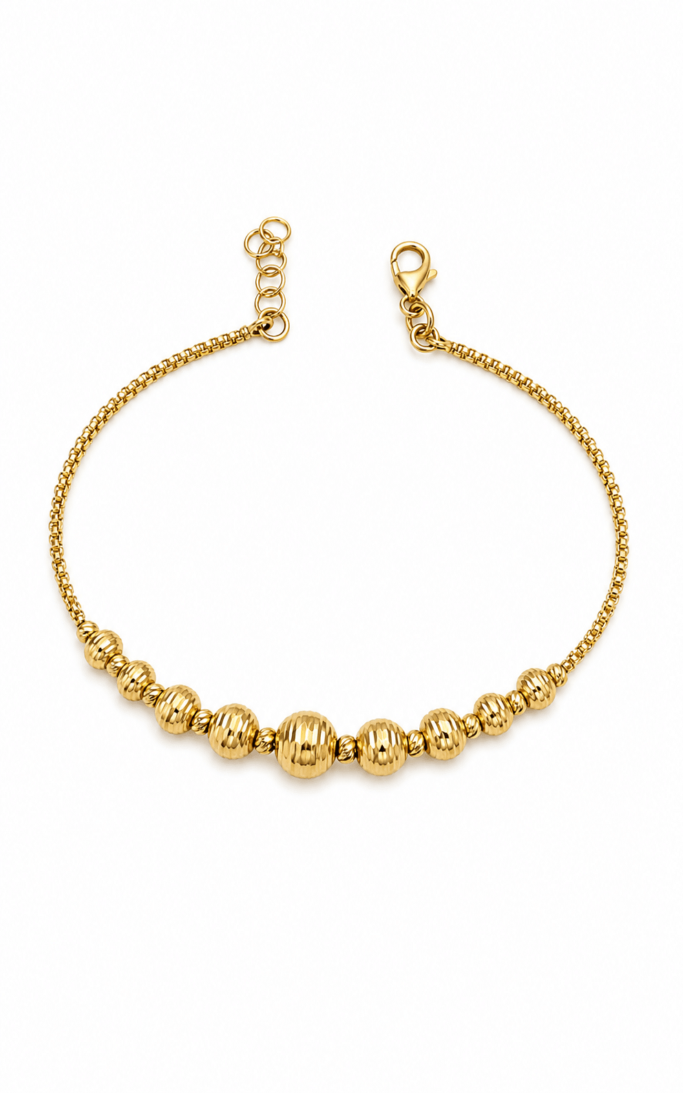 Diamond Cut Balls Bracelet - Imagen 3