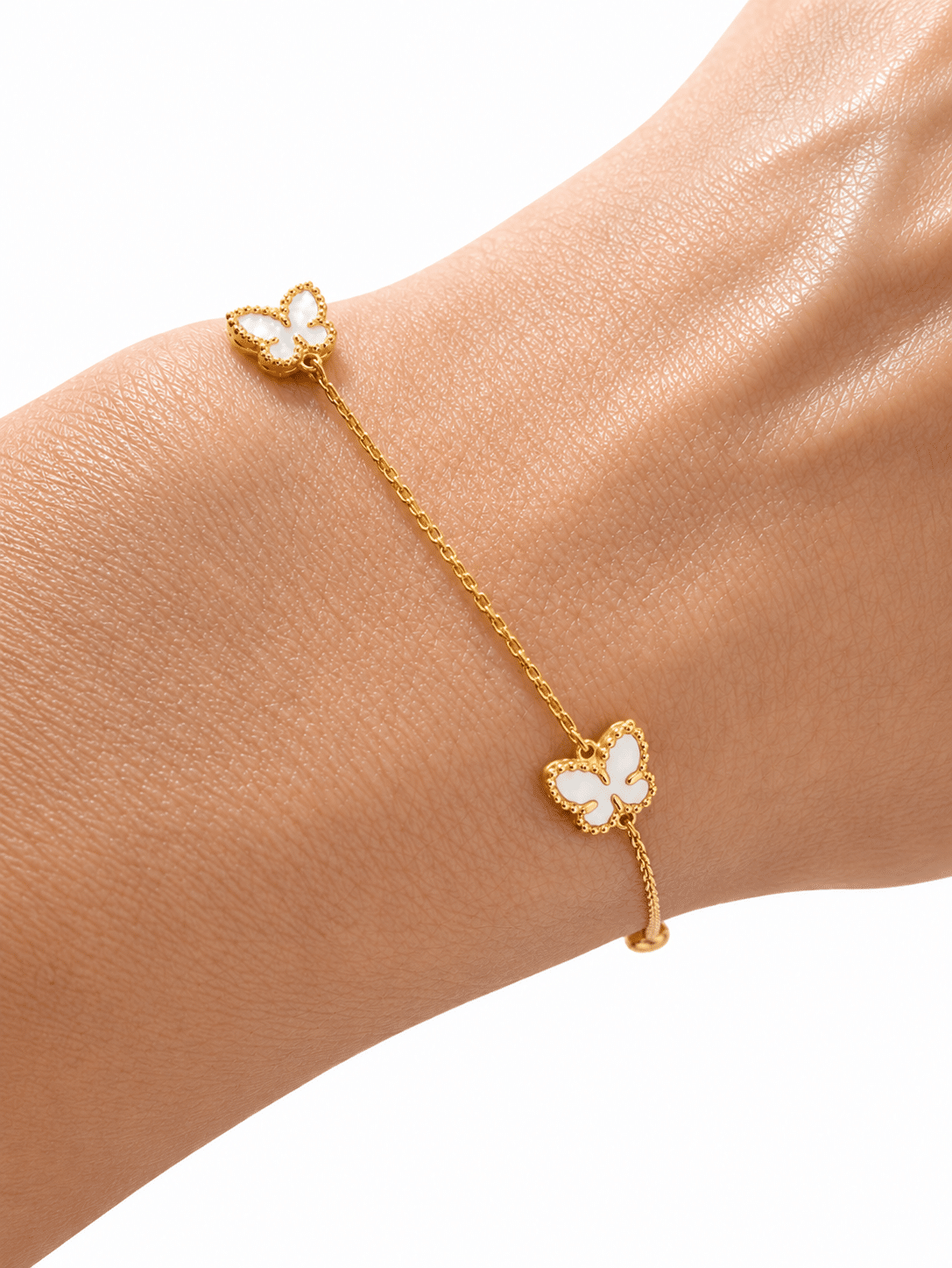 Butterfly Mother of Pearl Bracelet - Imagen 2