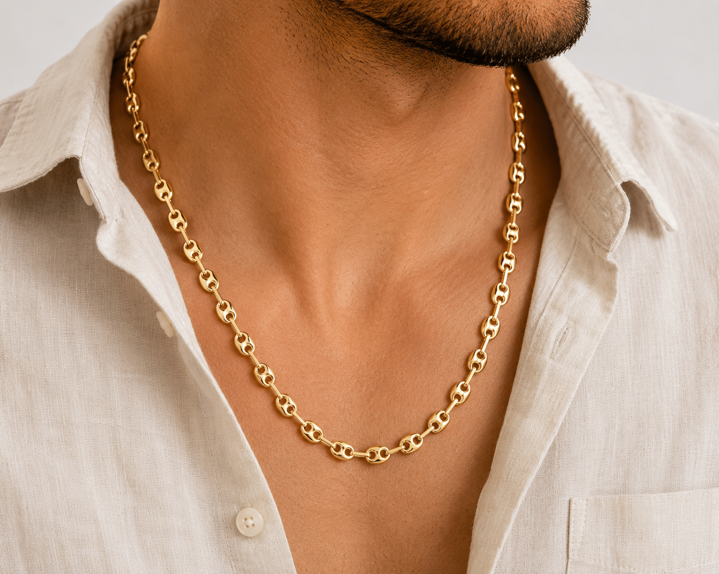 Small link Mariner Puff Chain - Imagen 2