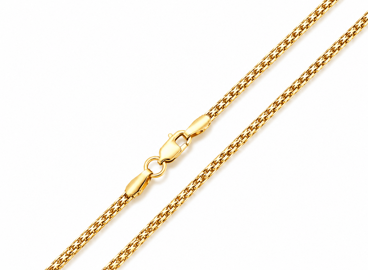 Medium Tricolor Rosario Necklace - Imagen 2