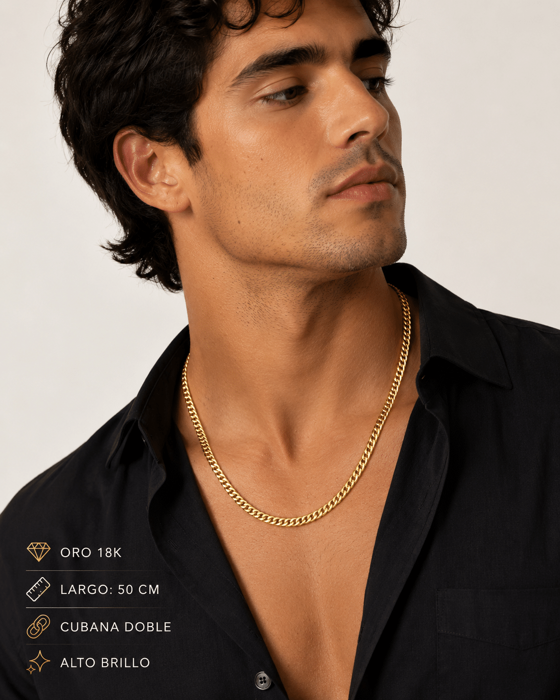 Cuban Doble Style Chain. - Imagen 5