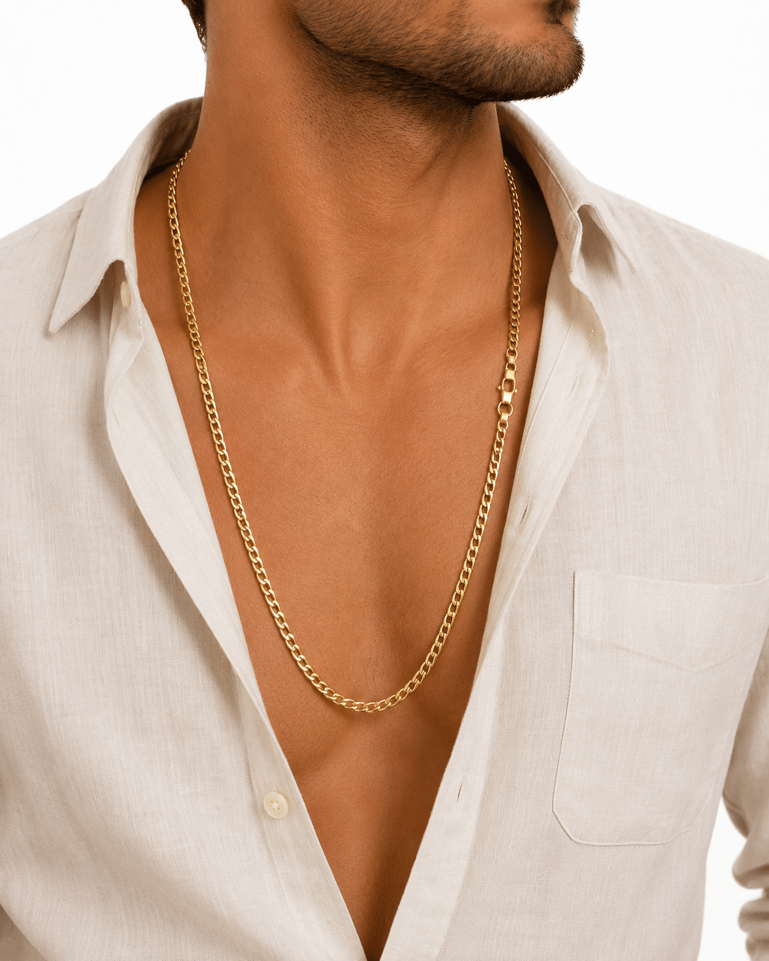 Small Cuban Link Chain-4.74g - Imagen 2