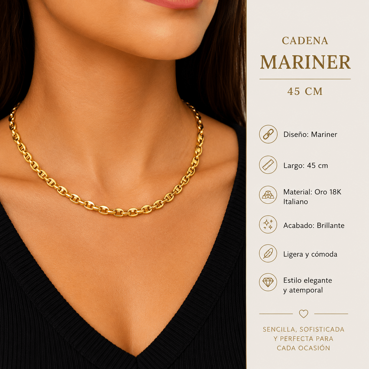 Mariner Style Chain. - Imagen 3