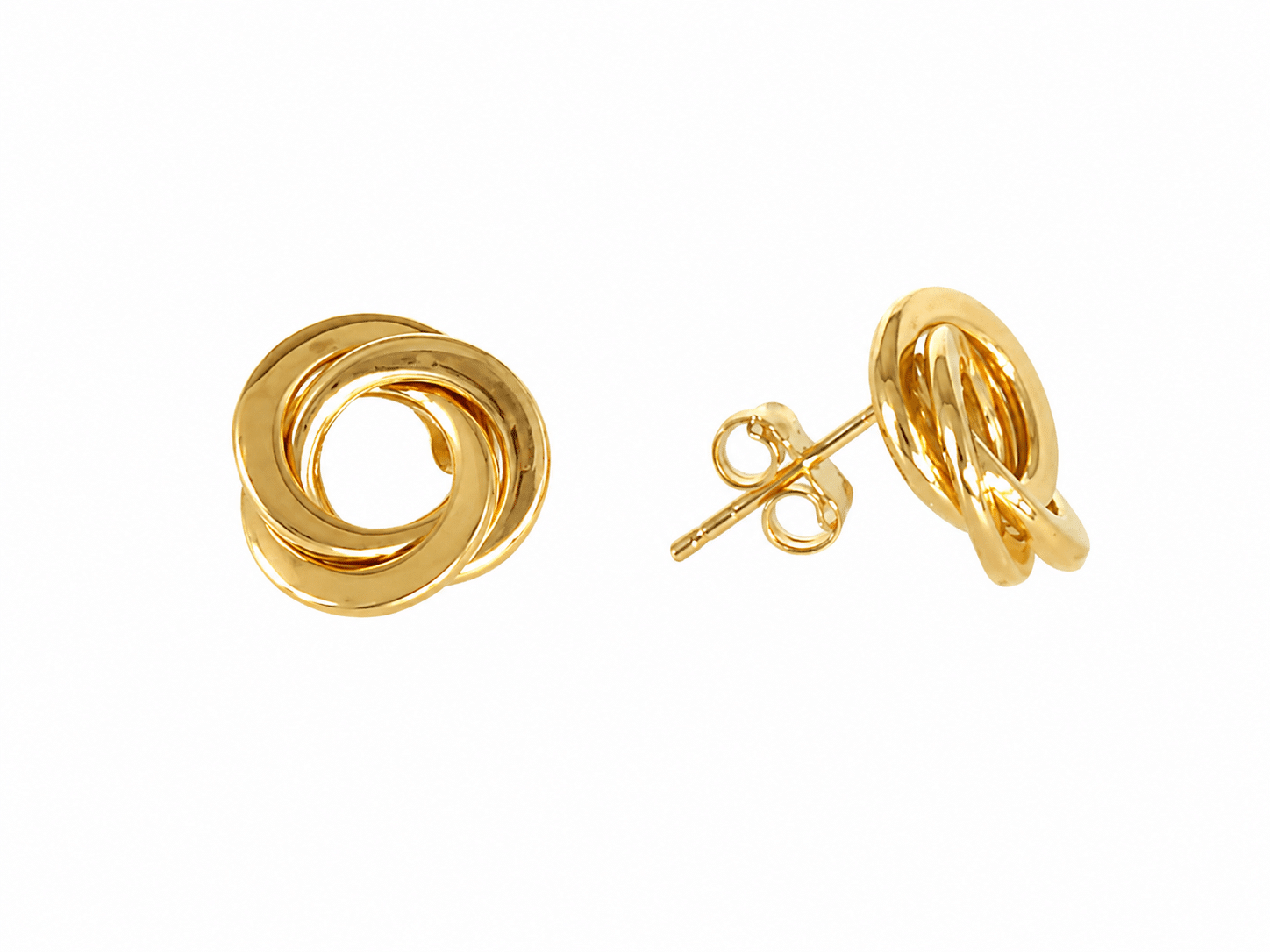 Interlocking  Circle Stud - Imagen 2
