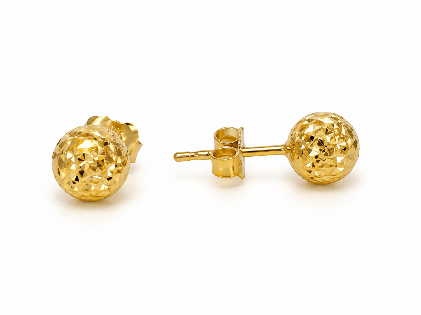 Big Diamond Cut Ball Stud - Imagen 2