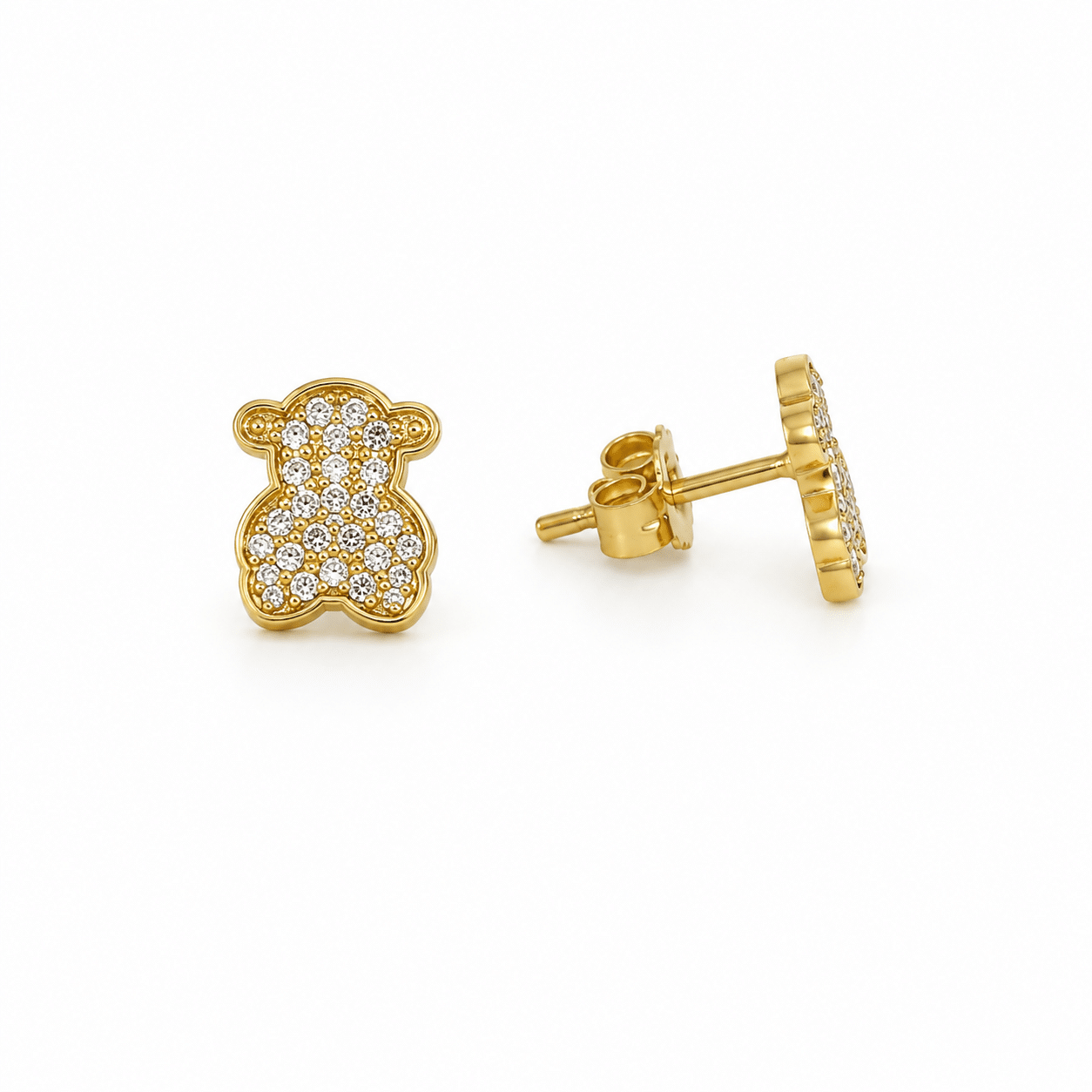 Teddy Bear Zirconia Stud - Imagen 3