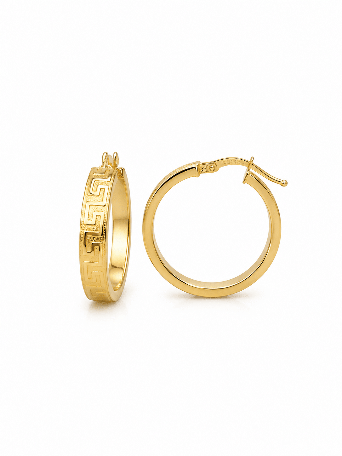 Medium Greek Hoops - Imagen 3