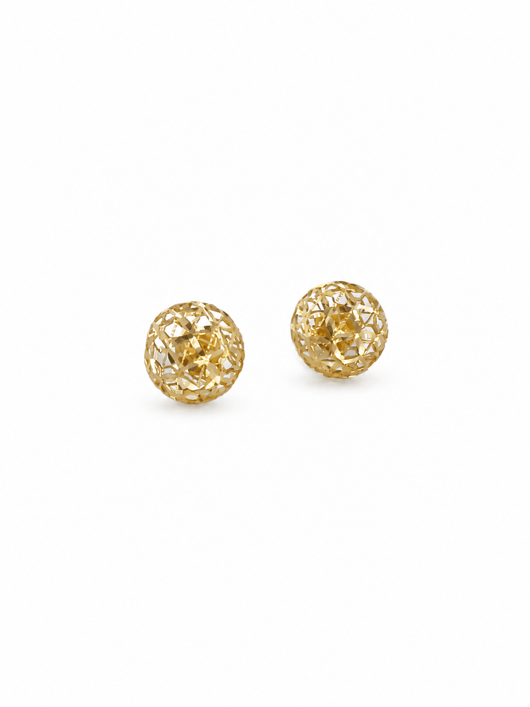 Medium Half Ball Earrings - Imagen 2