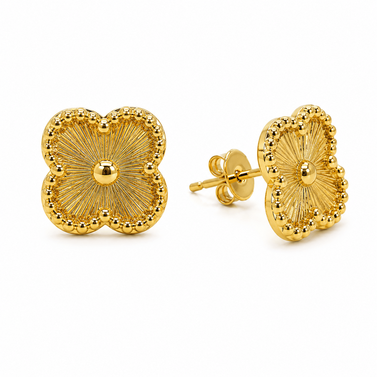 Big Flower Earrings - Imagen 2