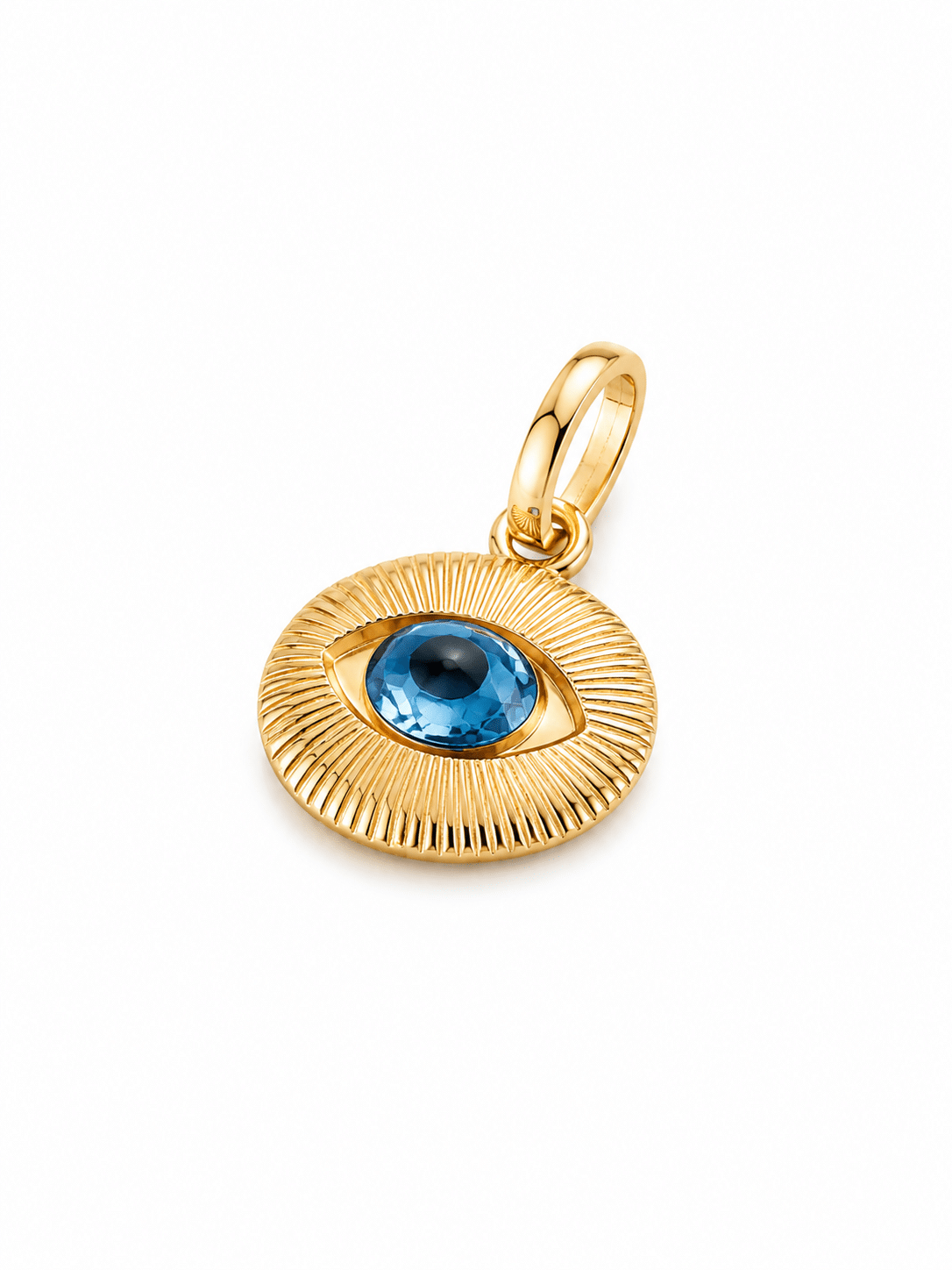 Small Turkish Evil Eye Pendant - Imagen 3