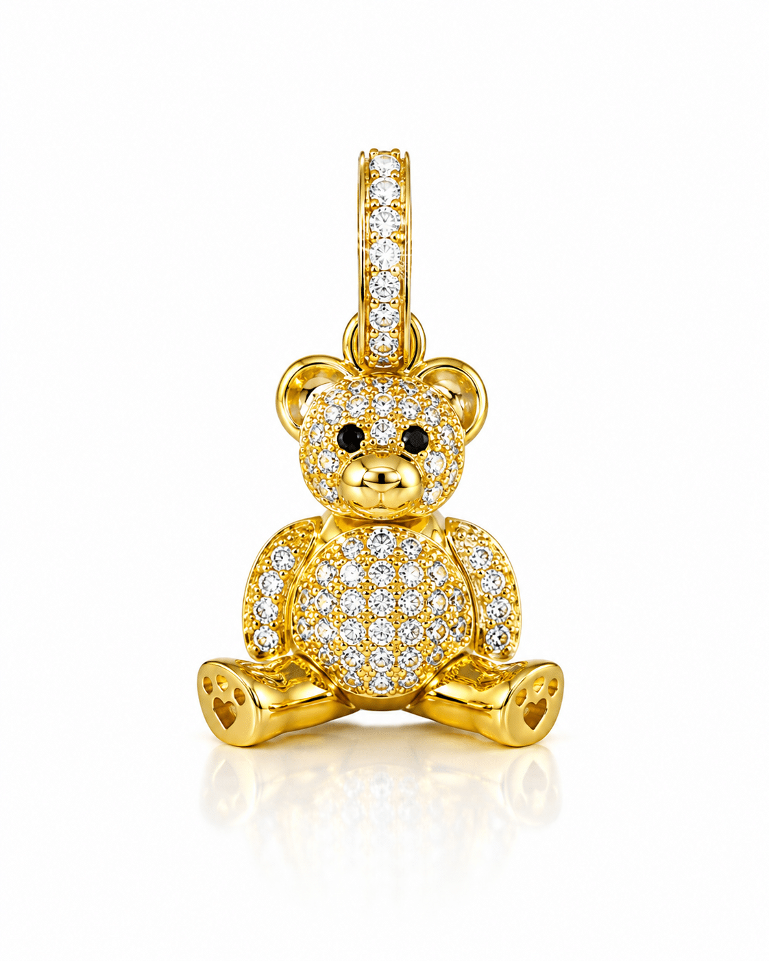 Zirconia Bear Pendant - Imagen 2