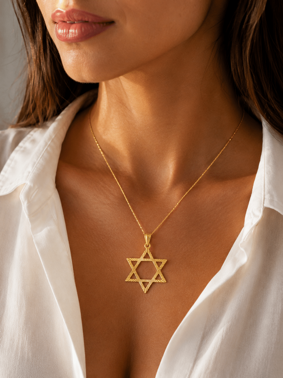 Small Star of David pendant - Imagen 2