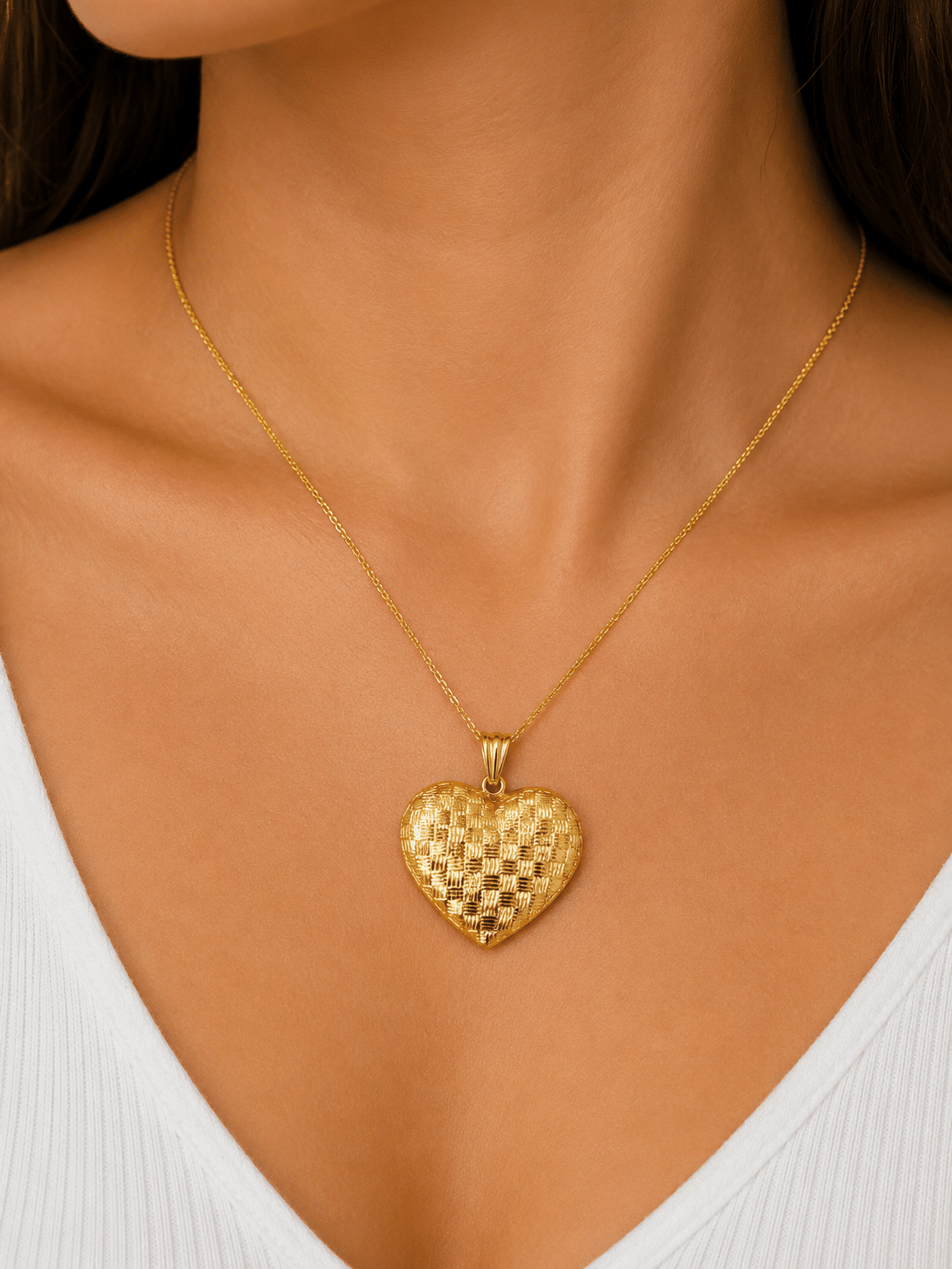 Diamond Heart Pendant - Imagen 2