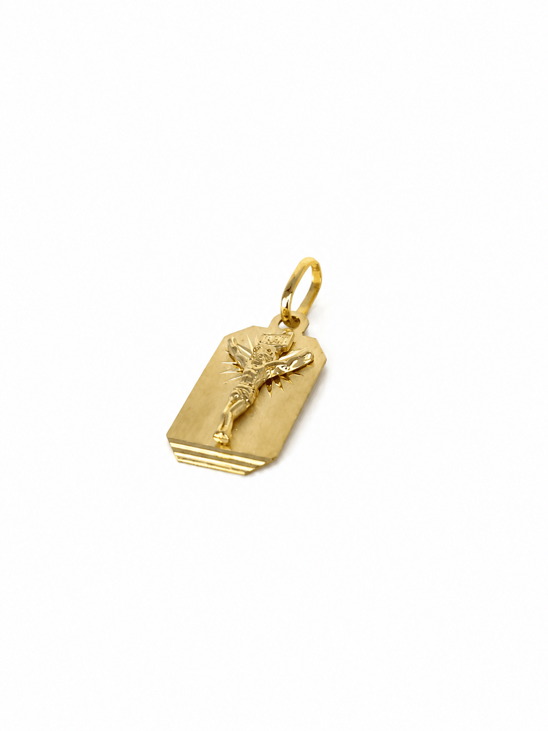 Small Rectangular Cruz Pendant - Imagen 3