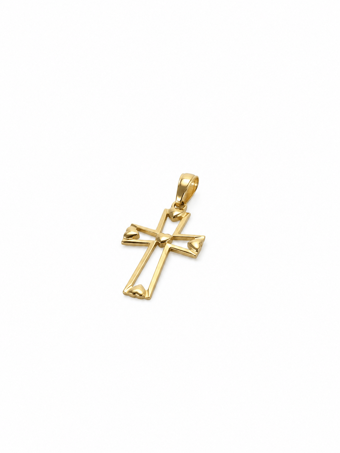 Small Cruz Heart Pendant - Imagen 3