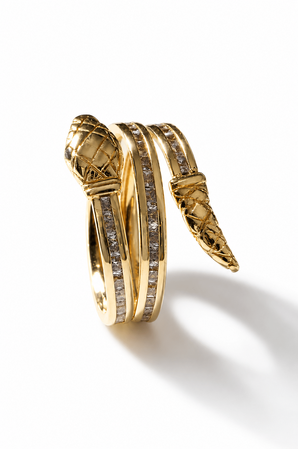 Zirconia Snake Style Ring - Imagen 3